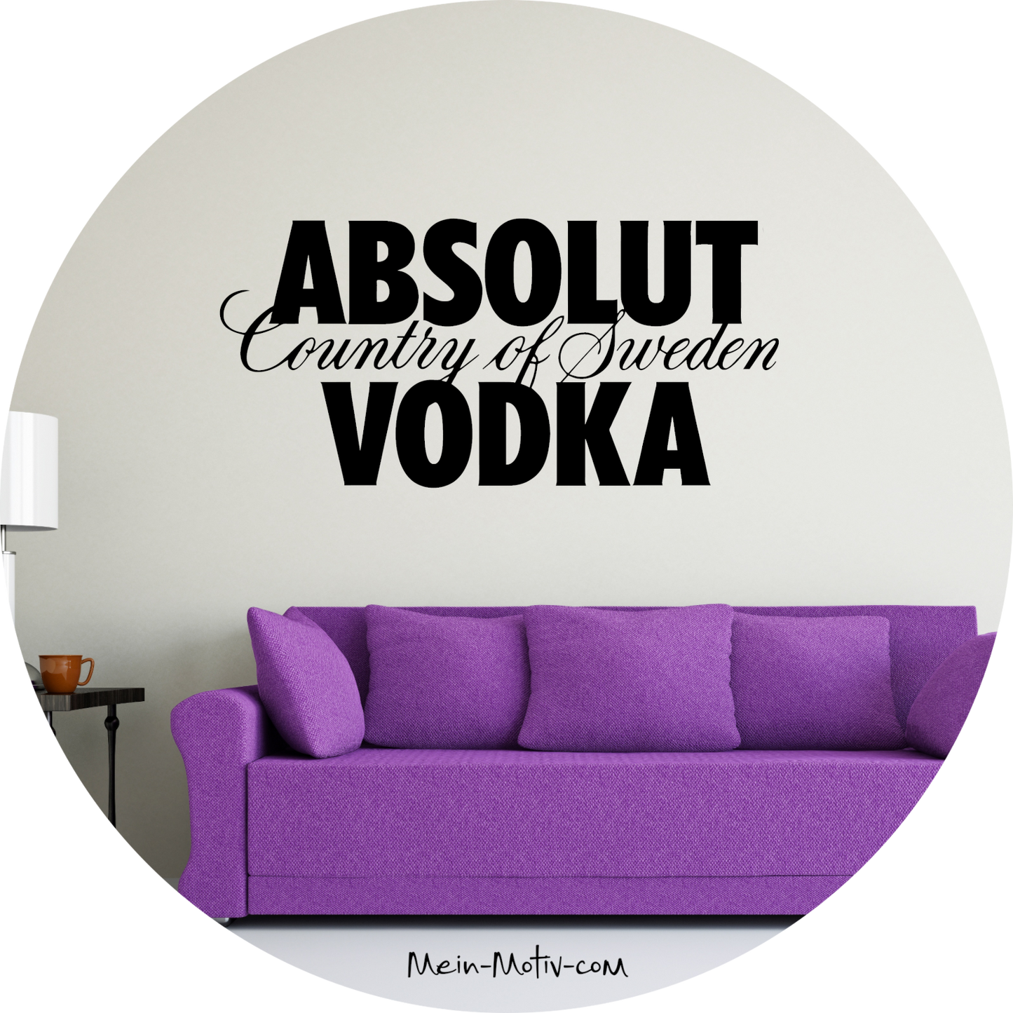 Wandtattoo Absolut Vodka