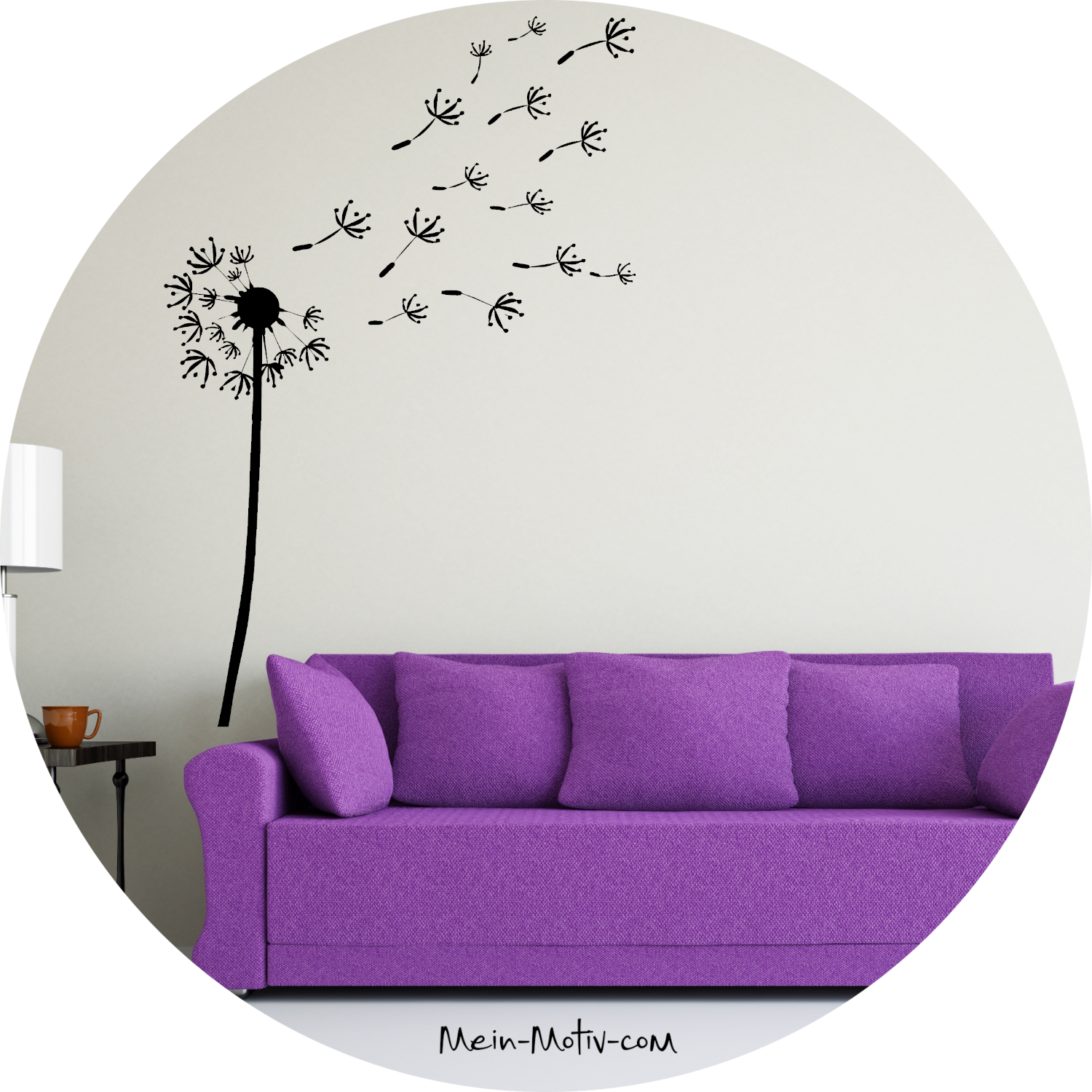 Wandtattoo Pusteblume
