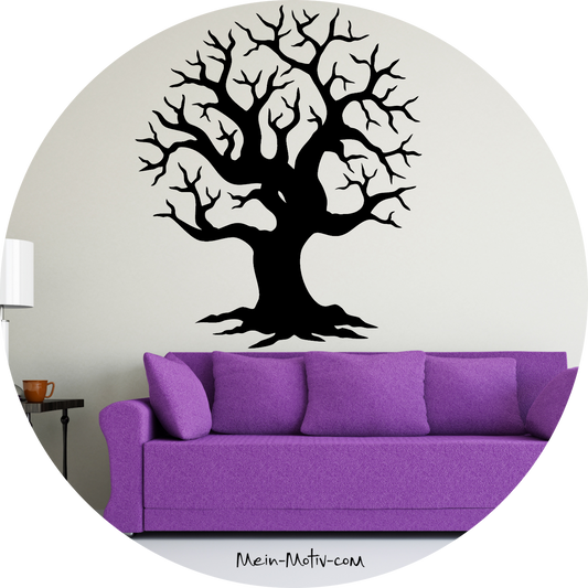 Wandtattoo Baum ohne Blätter