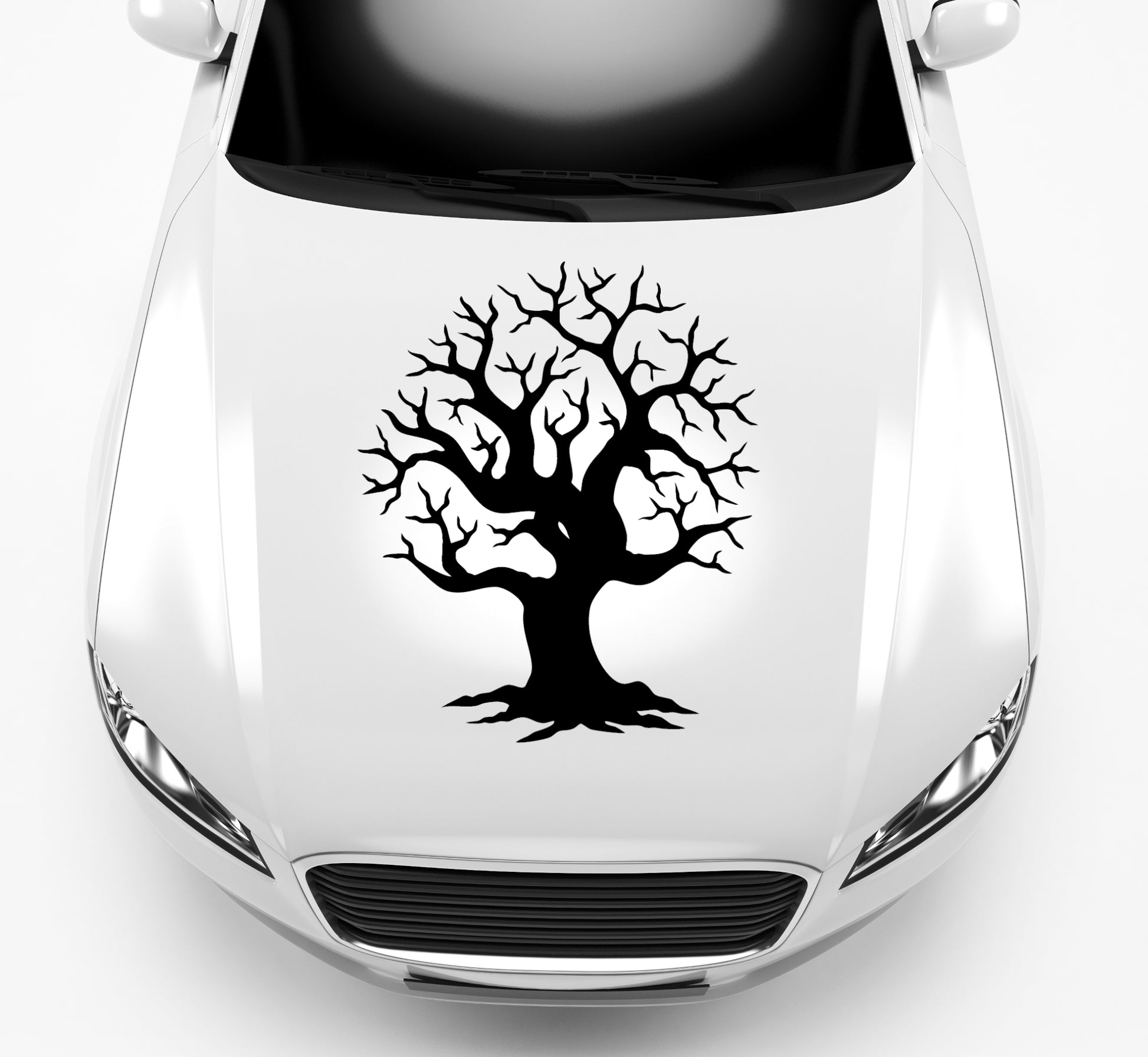 Autoaufkleber Baum ohne Blätter