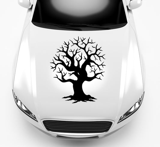 Autoaufkleber Baum ohne Blätter