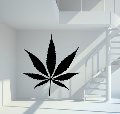 Wandtattoo Cannabis