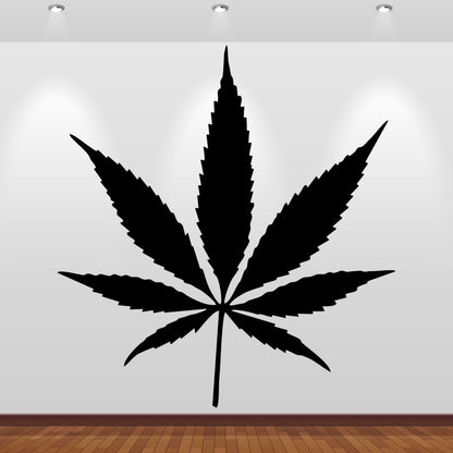 Wandtattoo Cannabis