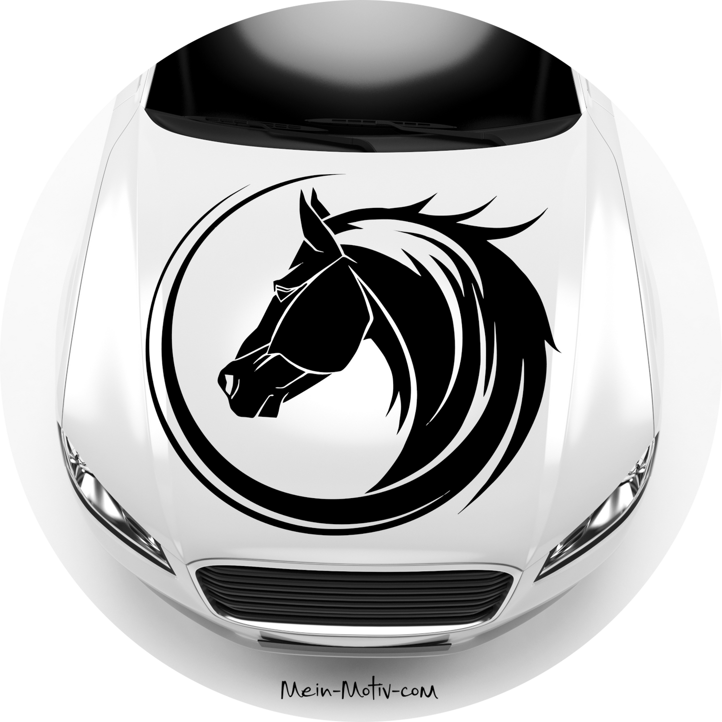 Autoaufkleber Pferd Tribal