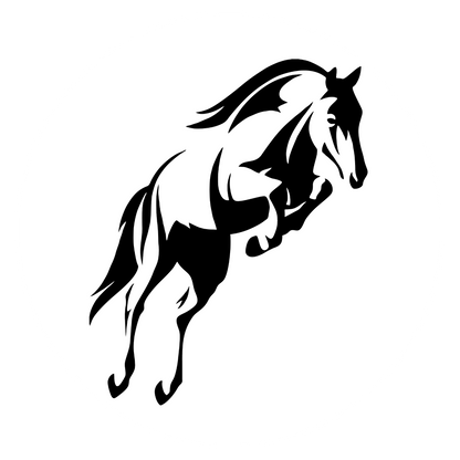 Wandtattoo Springpferd