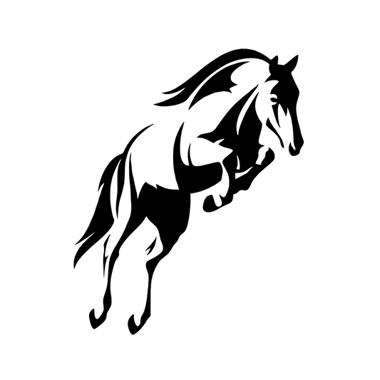 Wandtattoo Springpferd
