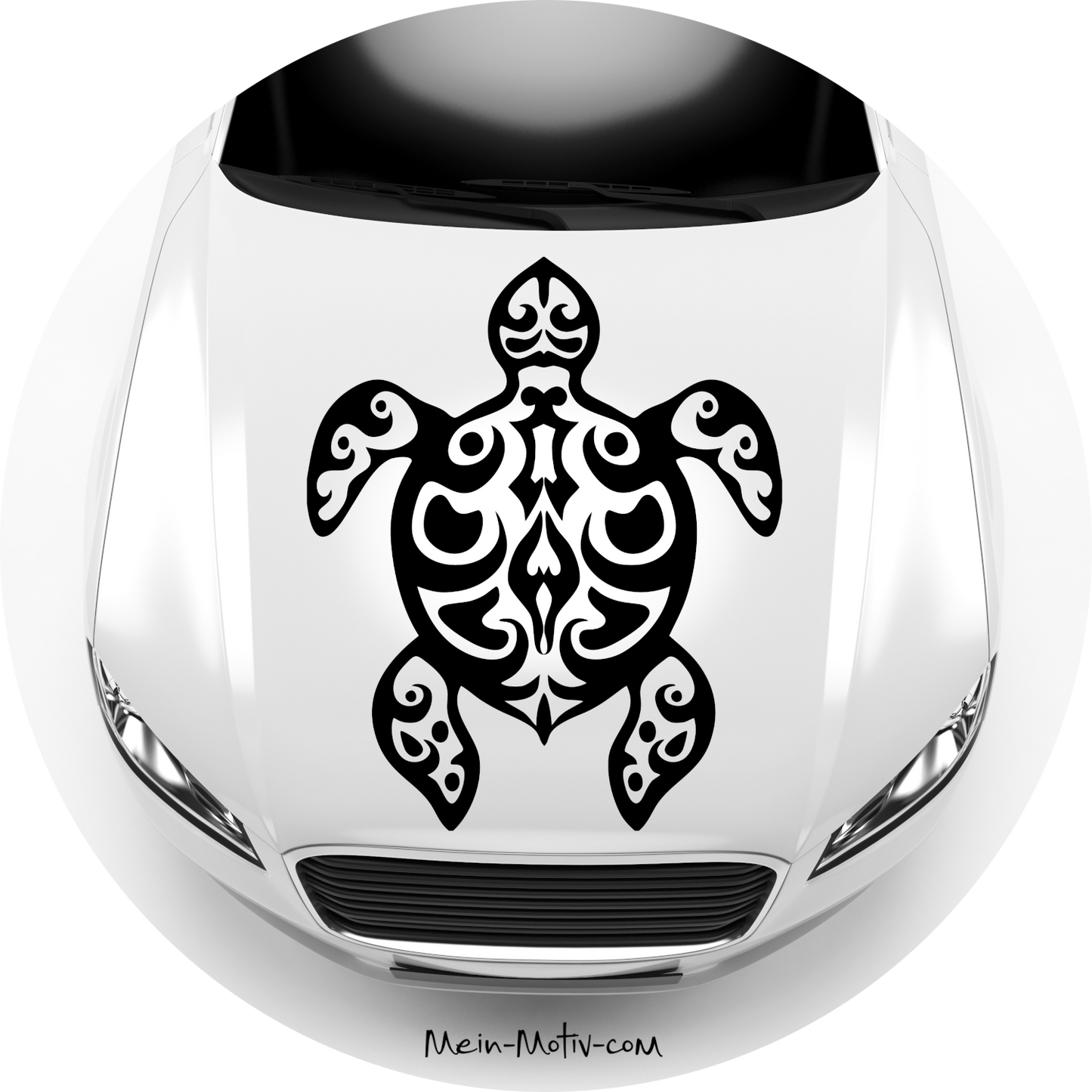 Autoaufkleber Tribal Turtle