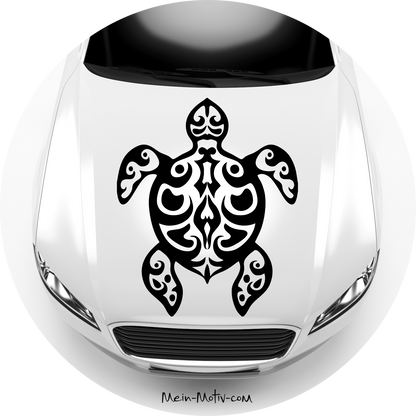 Autoaufkleber Tribal Turtle