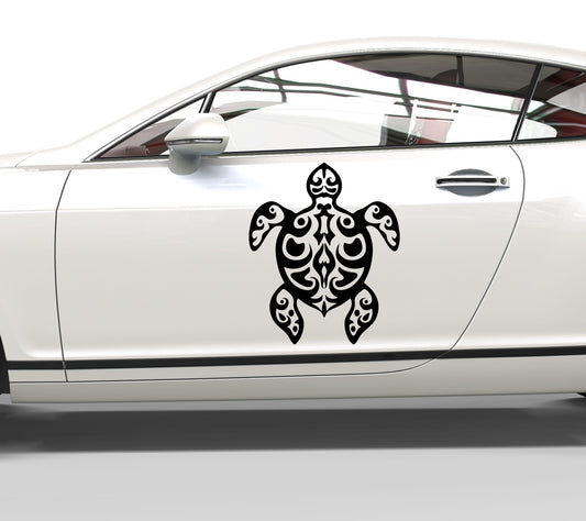 Autoaufkleber Tribal Turtle