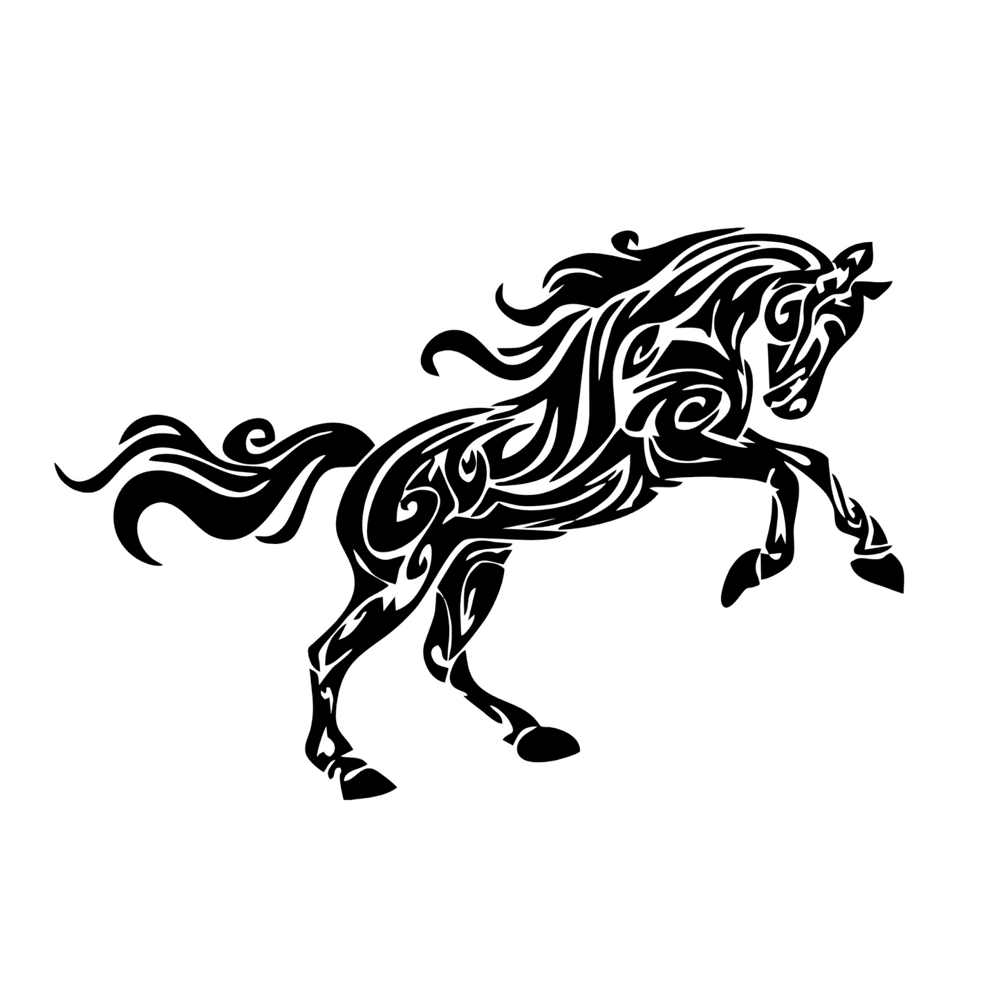 Autoaufkleber Tribal Pferd