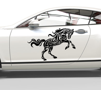 Autoaufkleber Tribal Pferd