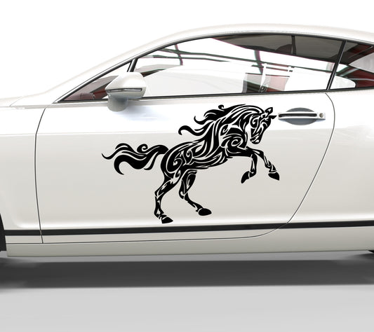 Autoaufkleber Tribal Pferd