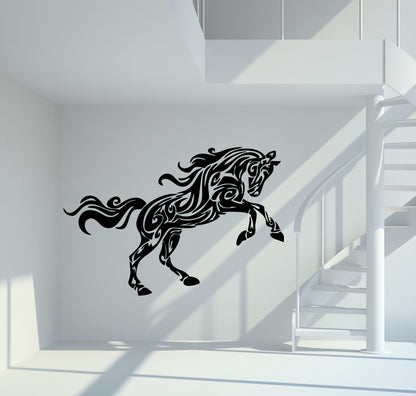 Wandtattoo Tribal Pferd