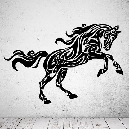 Wandtattoo Tribal Pferd
