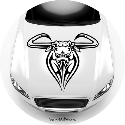 Autoaufkleber Texas Longhorn Rind