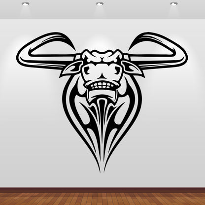 Wandtattoo Texas Longhorn Rind