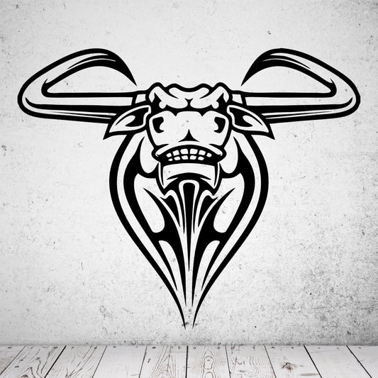 Wandtattoo Texas Longhorn Rind