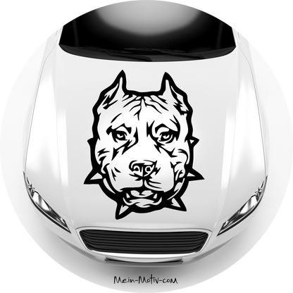 Autoaufkleber Staffordshire Bullterrier
