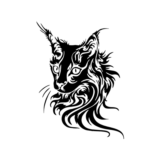 Wandtattoo Katze