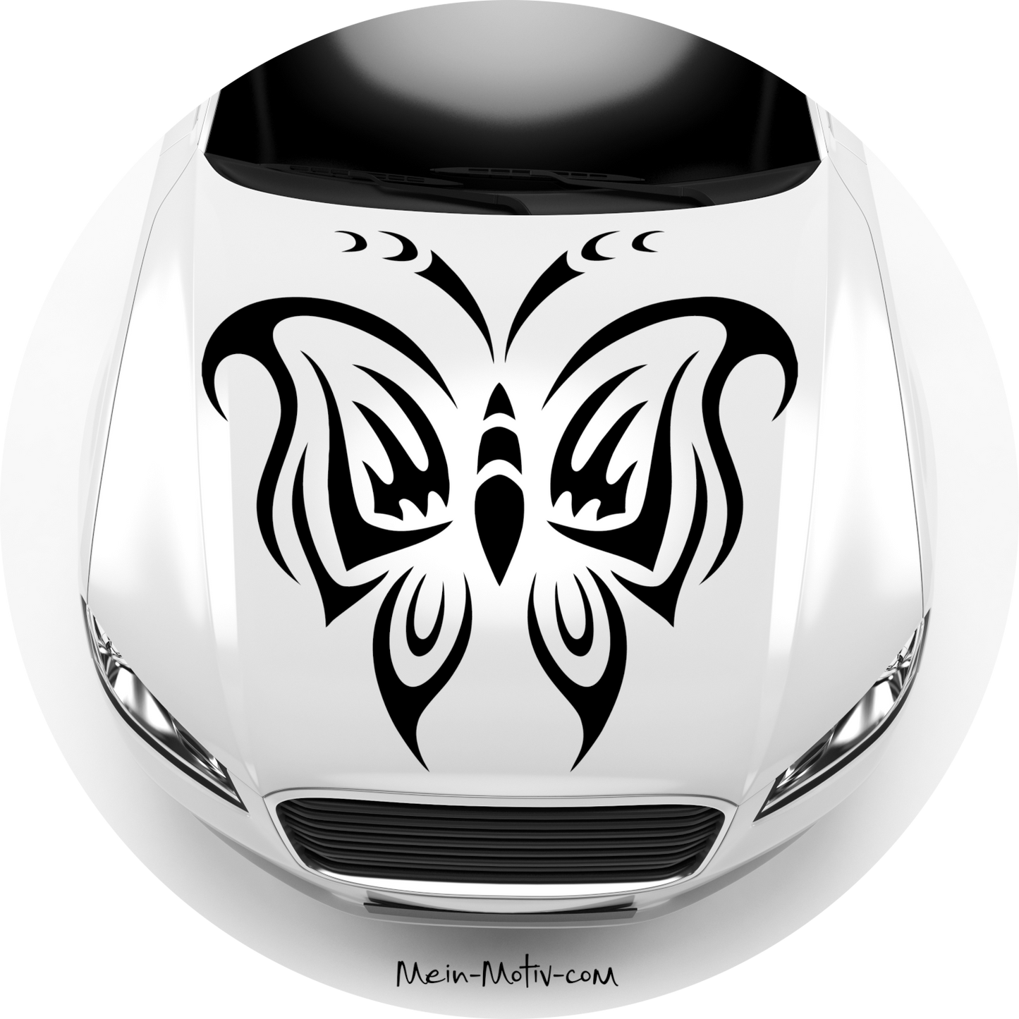 Autoaufkleber Schmetterling Tribal
