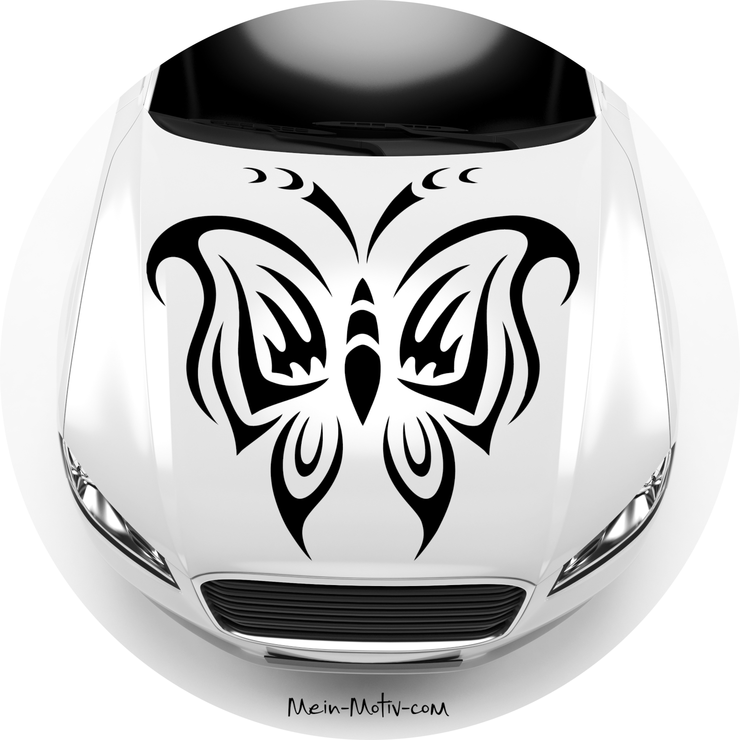 Autoaufkleber Schmetterling Tribal