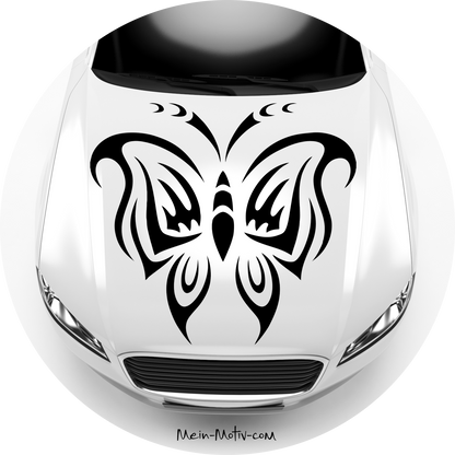 Autoaufkleber Schmetterling Tribal