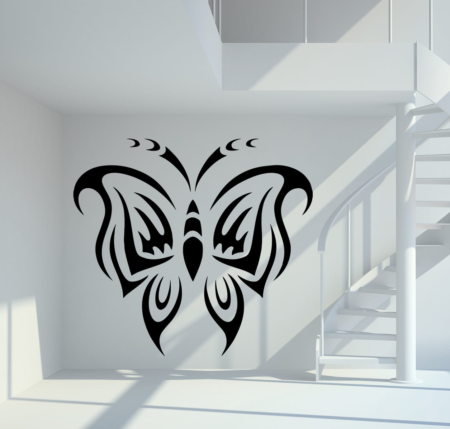 Wandtattoo Schmetterling Tribal