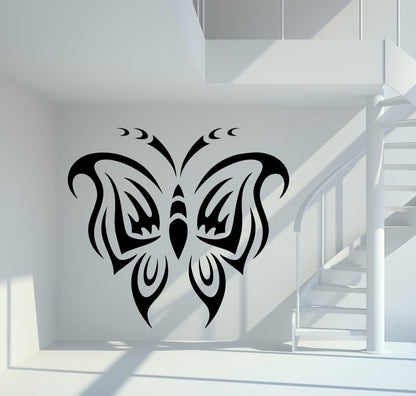 Wandtattoo Schmetterling Tribal
