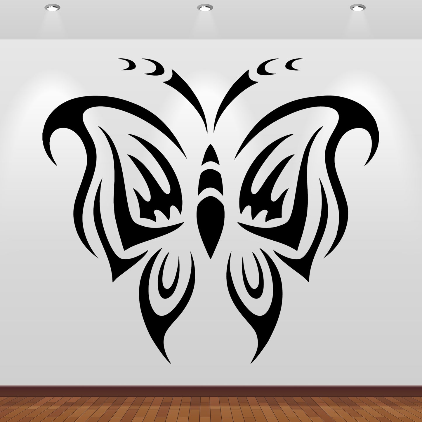 Wandtattoo Schmetterling Tribal