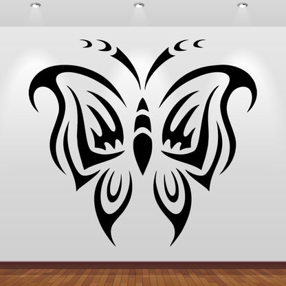 Wandtattoo Schmetterling Tribal