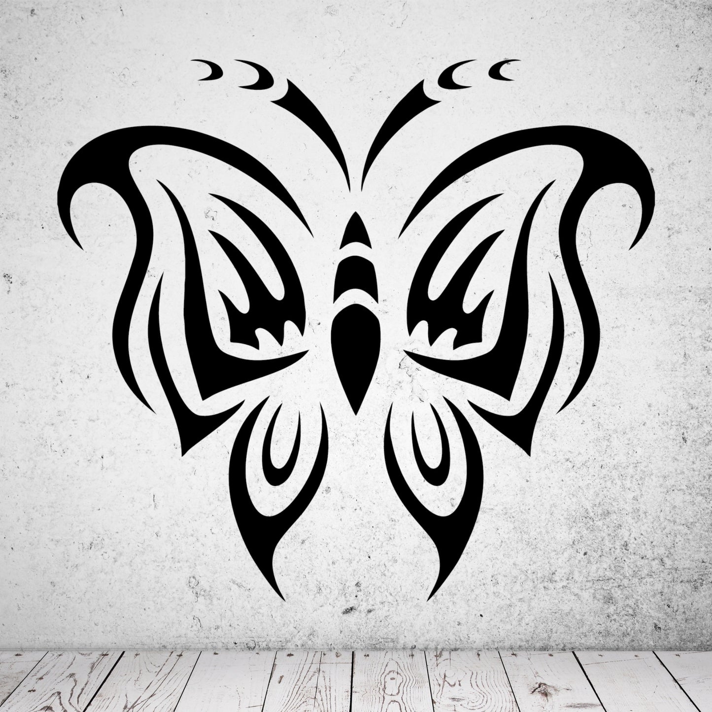 Wandtattoo Schmetterling Tribal