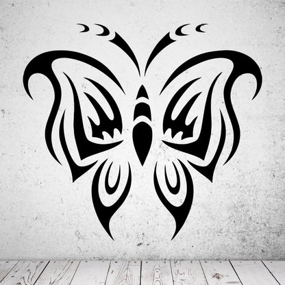 Wandtattoo Schmetterling Tribal