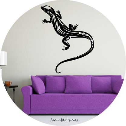Wandtattoo Eidechse