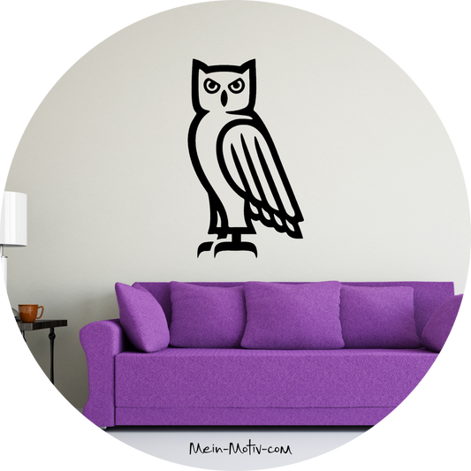 Wandtattoo Eule