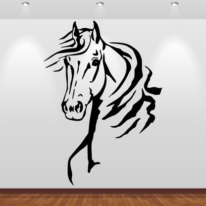 Wandtattoo Pferd im Wind