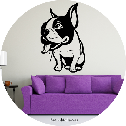 Wandtattoo Französische Bulldogge