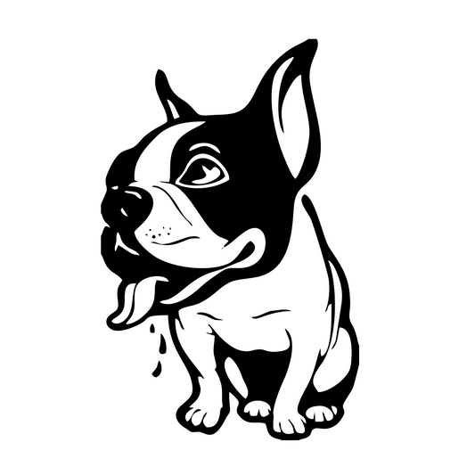 Wandtattoo Französische Bulldogge