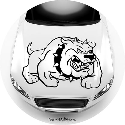 Autoaufkleber Bulldogge