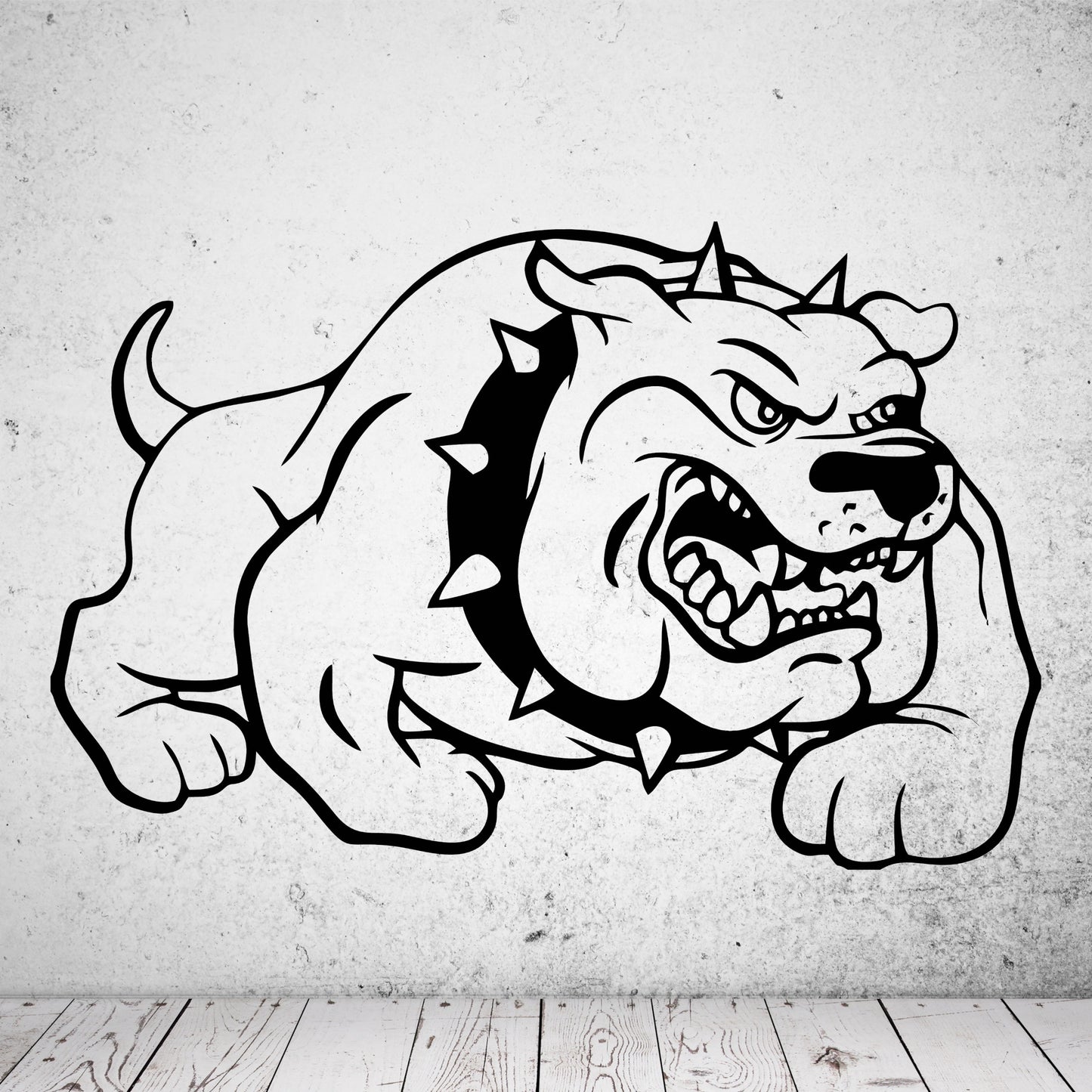 Wandtattoo Bulldogge