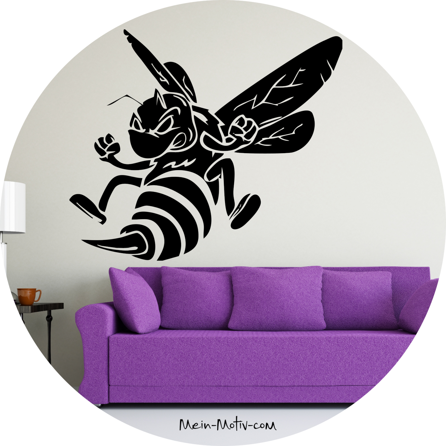 Wandtattoo Hornisse