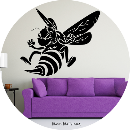 Wandtattoo Hornisse