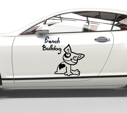 Autoaufkleber French Bulldog