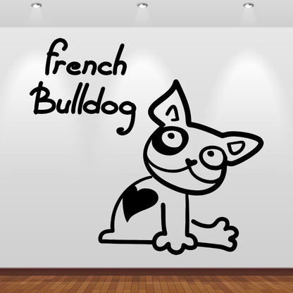 Wandtattoo French Bulldog