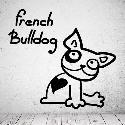 Wandtattoo French Bulldog