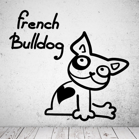 Wandtattoo French Bulldog