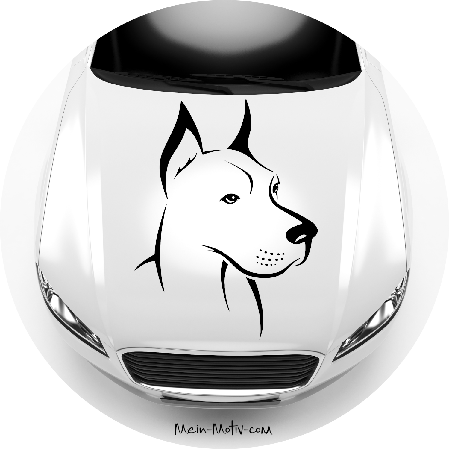 Autoaufkleber Deutsche Dogge