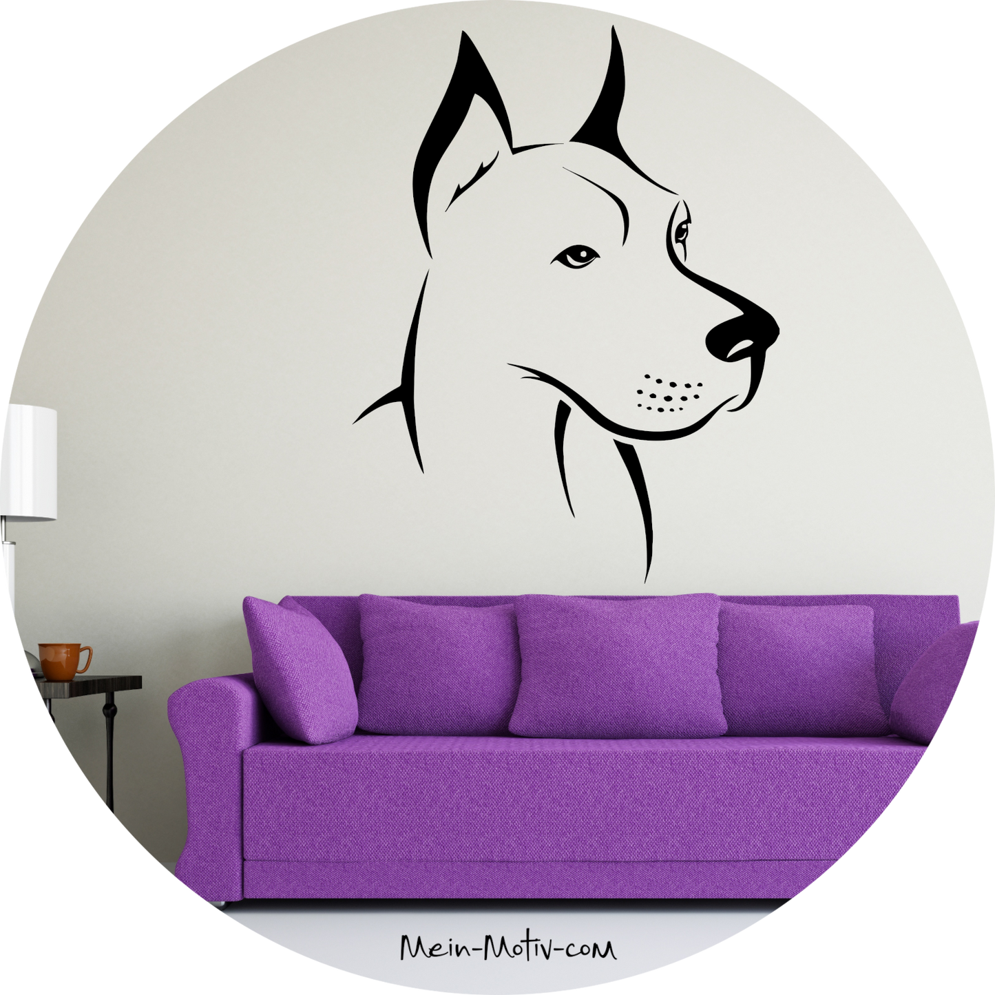 Wandtattoo Deutsche Dogge