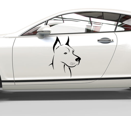 Autoaufkleber Deutsche Dogge