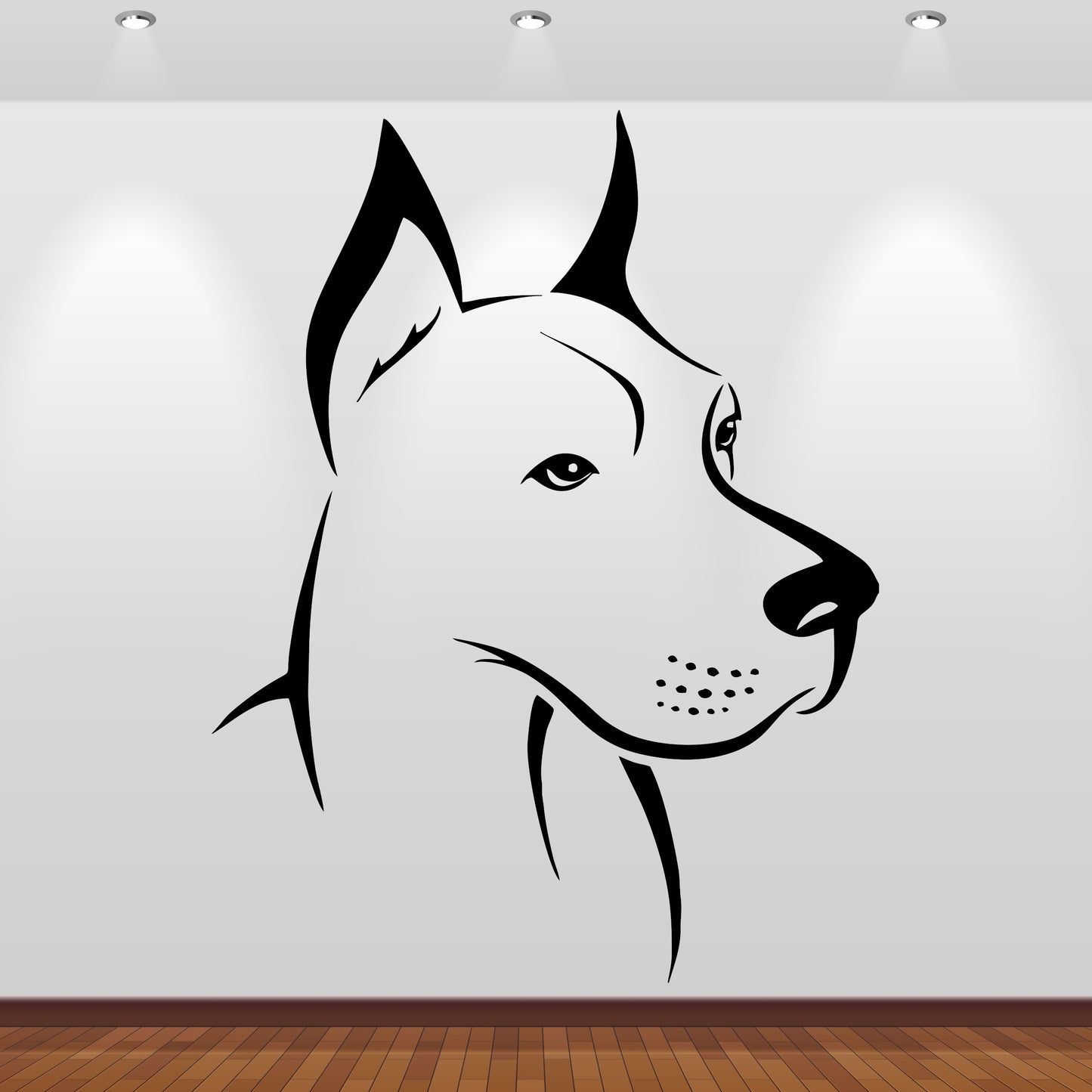 Wandtattoo Deutsche Dogge