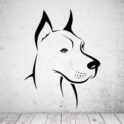 Wandtattoo Deutsche Dogge